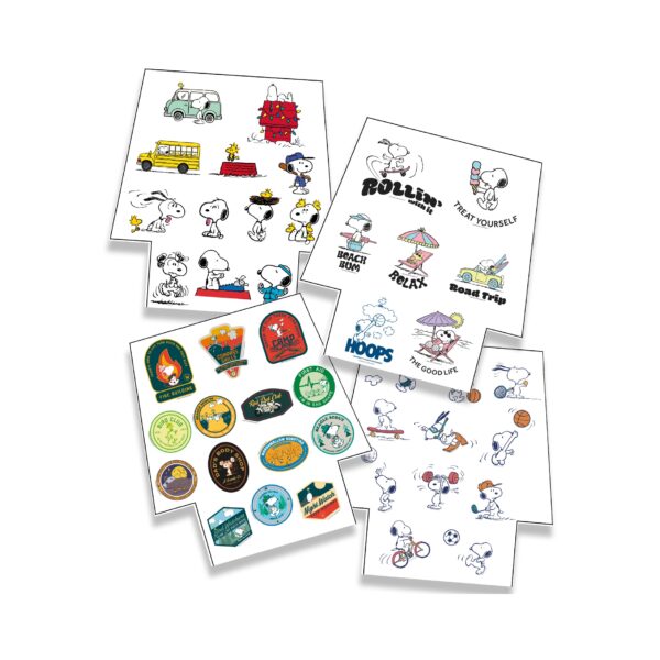 Caderno de Adesivos 20 Fls com 200 Adesivos Snoopy - DAC