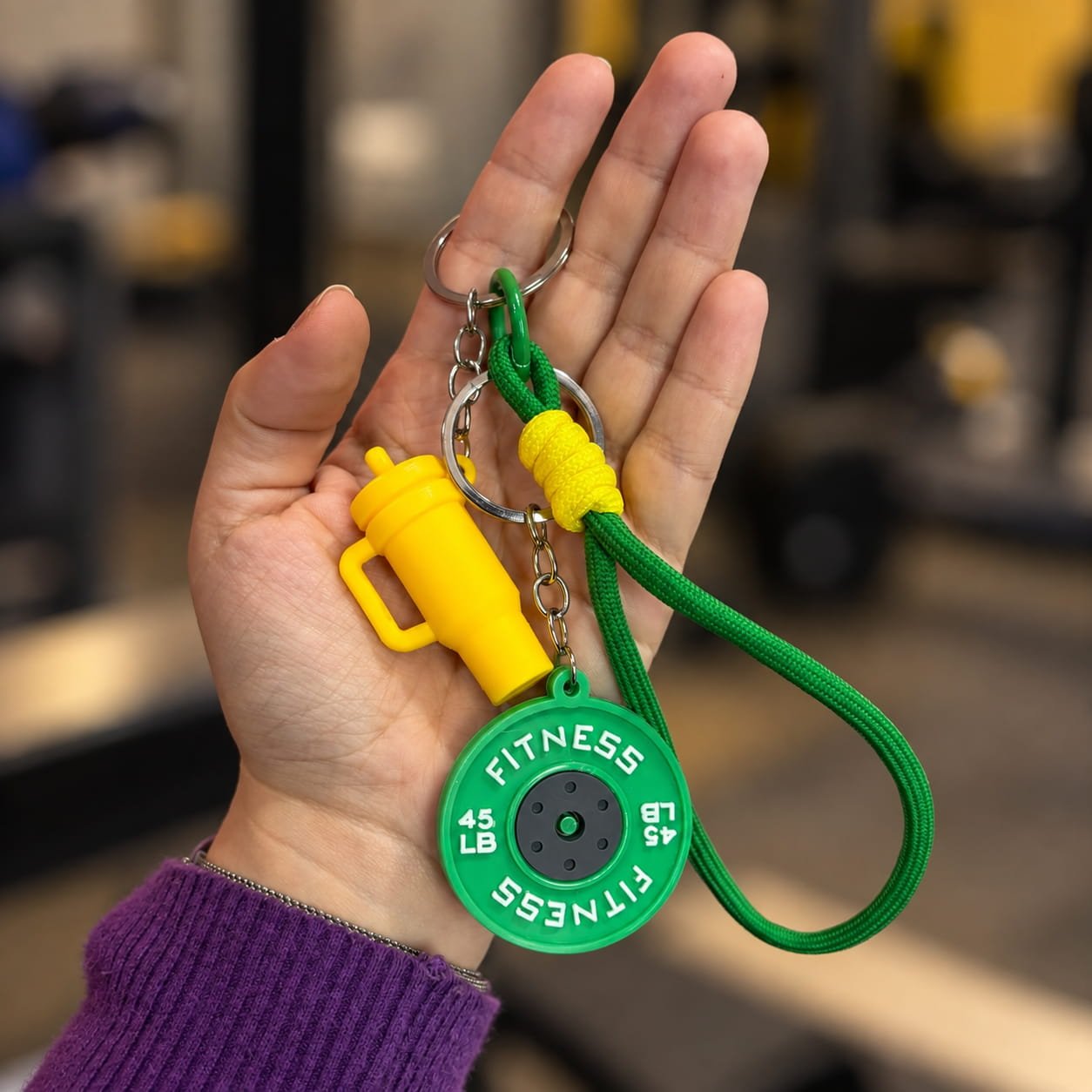 Chaveiro Tendência Charm FITNESS - IMPORTADO - UND