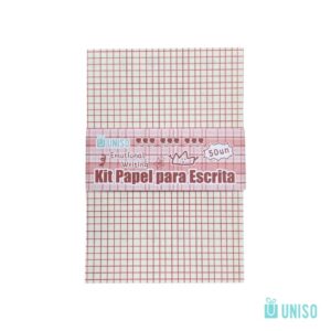 Kit Papel para Colagem SCRAPBOOK 5,6x8,3cm 50 Fls - UNISO - UND