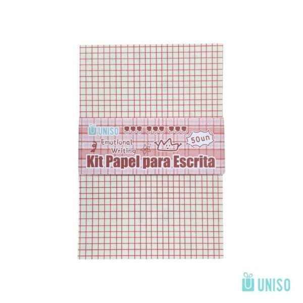 Kit Papel para Colagem SCRAPBOOK 5,6x8,3cm 50 Fls - UNISO - UND