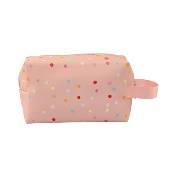 Bolsinha Rosa "BORA SER FELIZ?" 20x8x12cm - FLORIE - UND