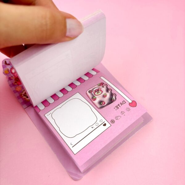 Bloco de Notas Fofo Ursinho Lotso - 4 Und