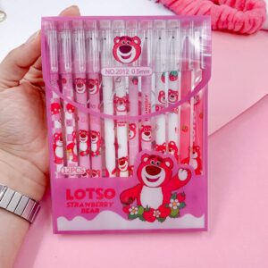 Caneta Apagável Estampada Ursinho Lotso - Blister 12 Und