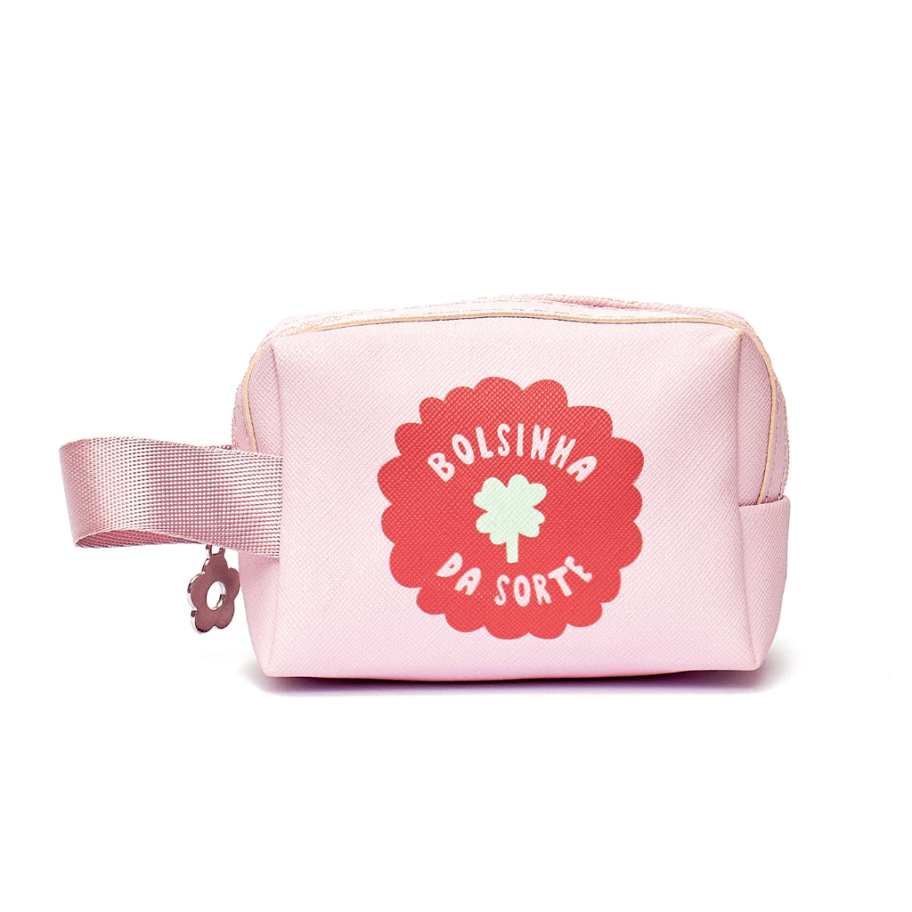Bolsinha Porta Moedas Rosa 8x 11x 5cm - FLORIE - UND