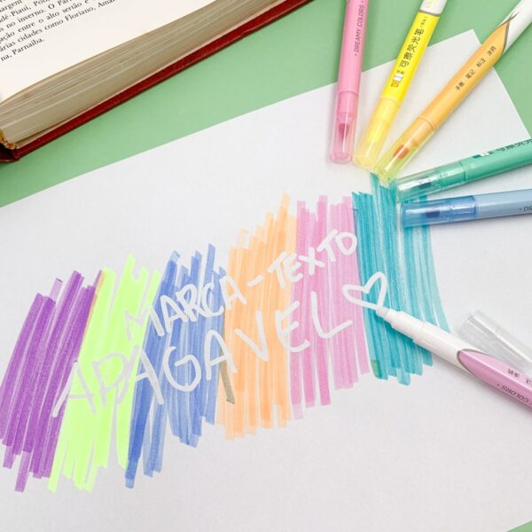 Marca Texto Apagável Dreamy Colors 6 Cores - BLISTER
