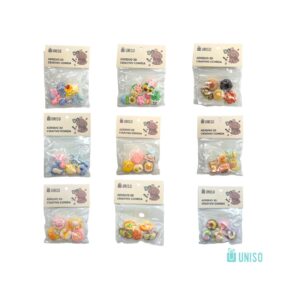 Adesivo 3D Criativo Fofuras 2x2cm - UNISO - UND