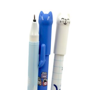 Caneta Apagável Estampada Gatinho C/ Rabinho - Cx 12 Und