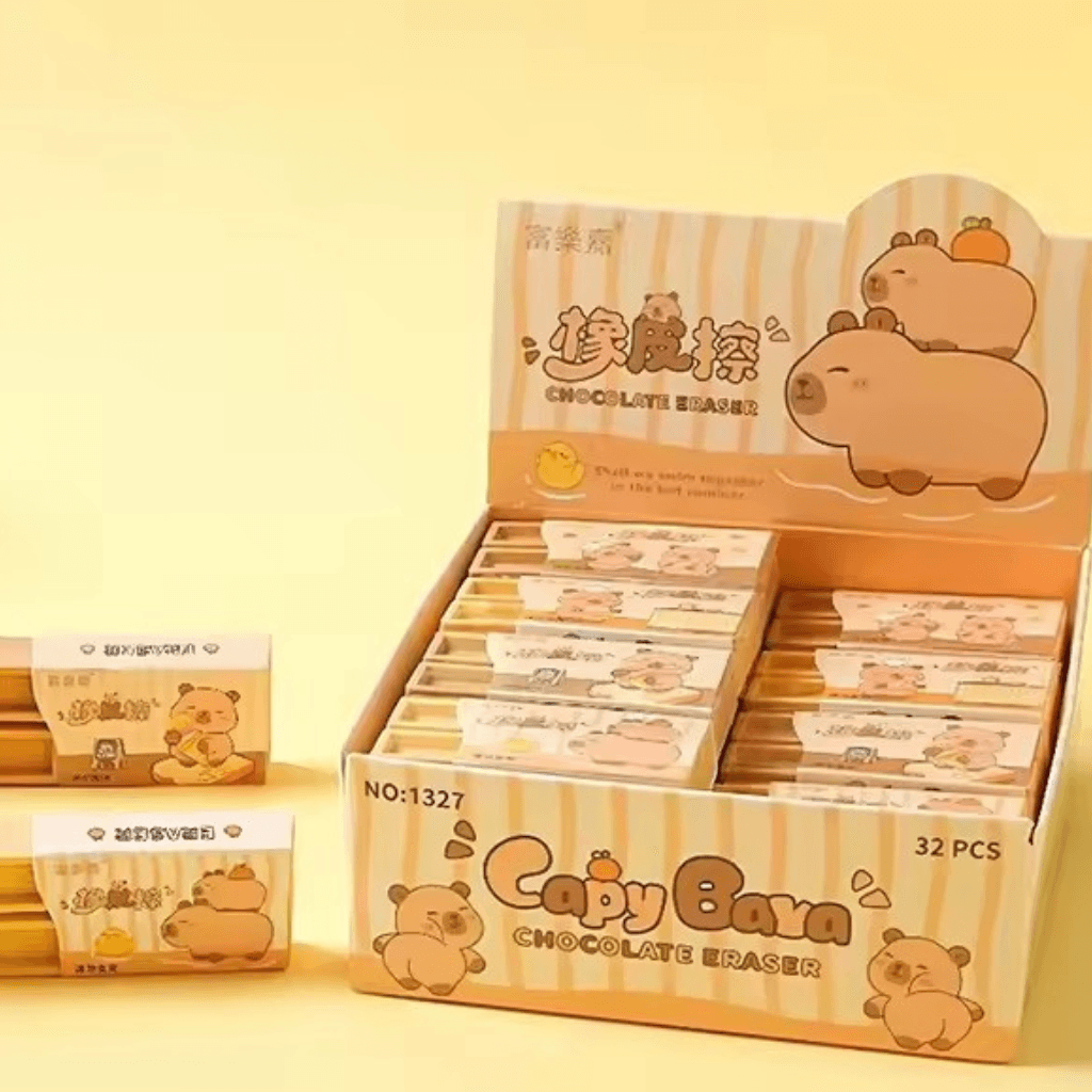 Borracha Barra Chocolate Capivara - IMPORTADO - UND