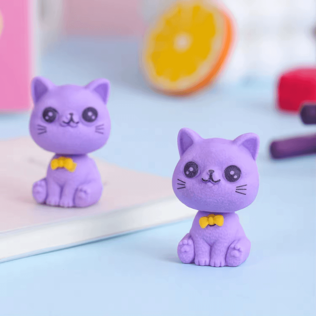 Borracha Fofa 3D PONTEIRA Gatinho - IMPORTADO - UND