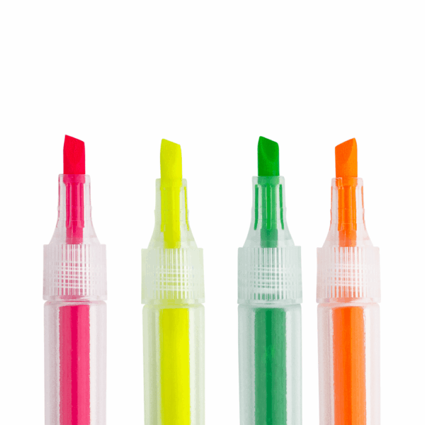Marca Texto Dashlight BRW - BLISTER C/ 4 UND