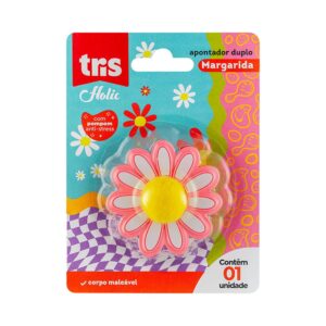 Apontador Duplo Margarida TRIS - Blister 1 Und