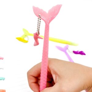 Caneta Fofa Sereia Princesa - Pacote 6 Und