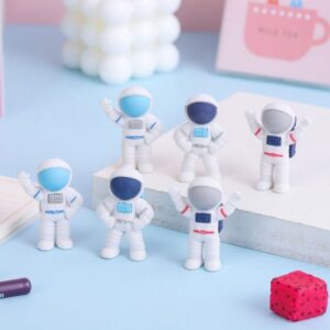 Borracha 3D Colorful Astronauta 6 Und