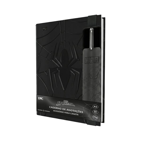 Conjunto Criativo Caderno + Porta Caneta Homem Aranha Marvel - DAC