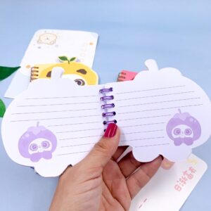 Mini Caderno Aramado Panda Frutinhas