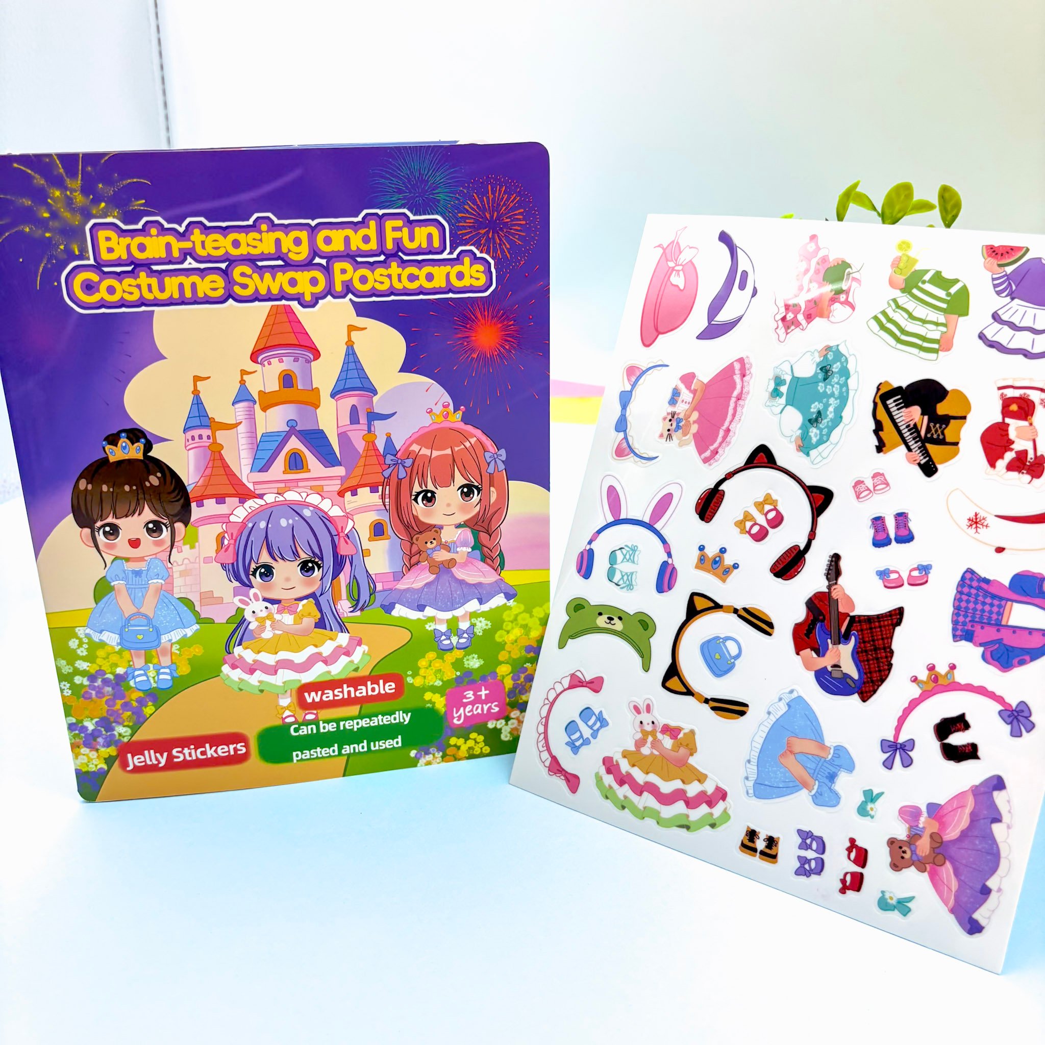 Kit Cenário Educativo Adesivo Gelatina Menininhas - IMPORTADO - UND