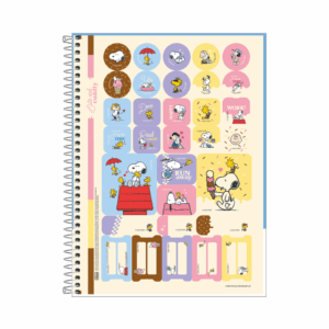 Caderno Universitário Espiral Fit 1M 80 fls SNOOPY - TILIBRA - UND