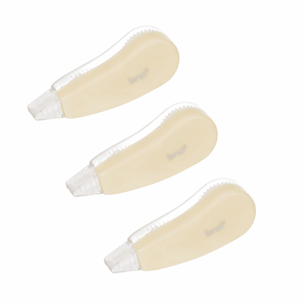 Corretivo em Fita Preto e Off White 5mmx3m BRW - UND
