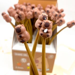 Caneta Flexivel Dançante Capivara