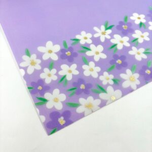 Pasta A4 FLORES c/ Fechamento - IMPORTADO - UND