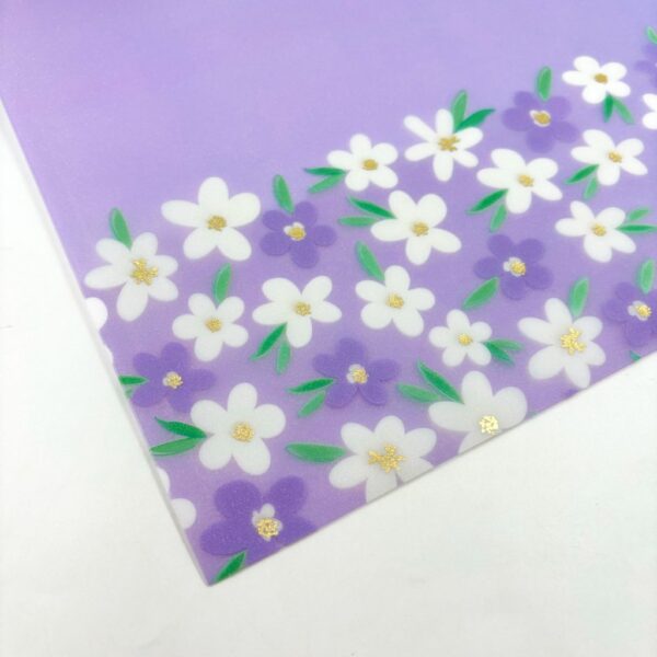 Pasta A4 FLORES c/ Fechamento - IMPORTADO - UND
