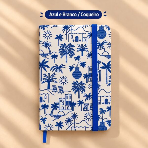 Caderneta Diária Brisa de Verão 9x13,5cm 80 Fls - IMPORTADO - UND