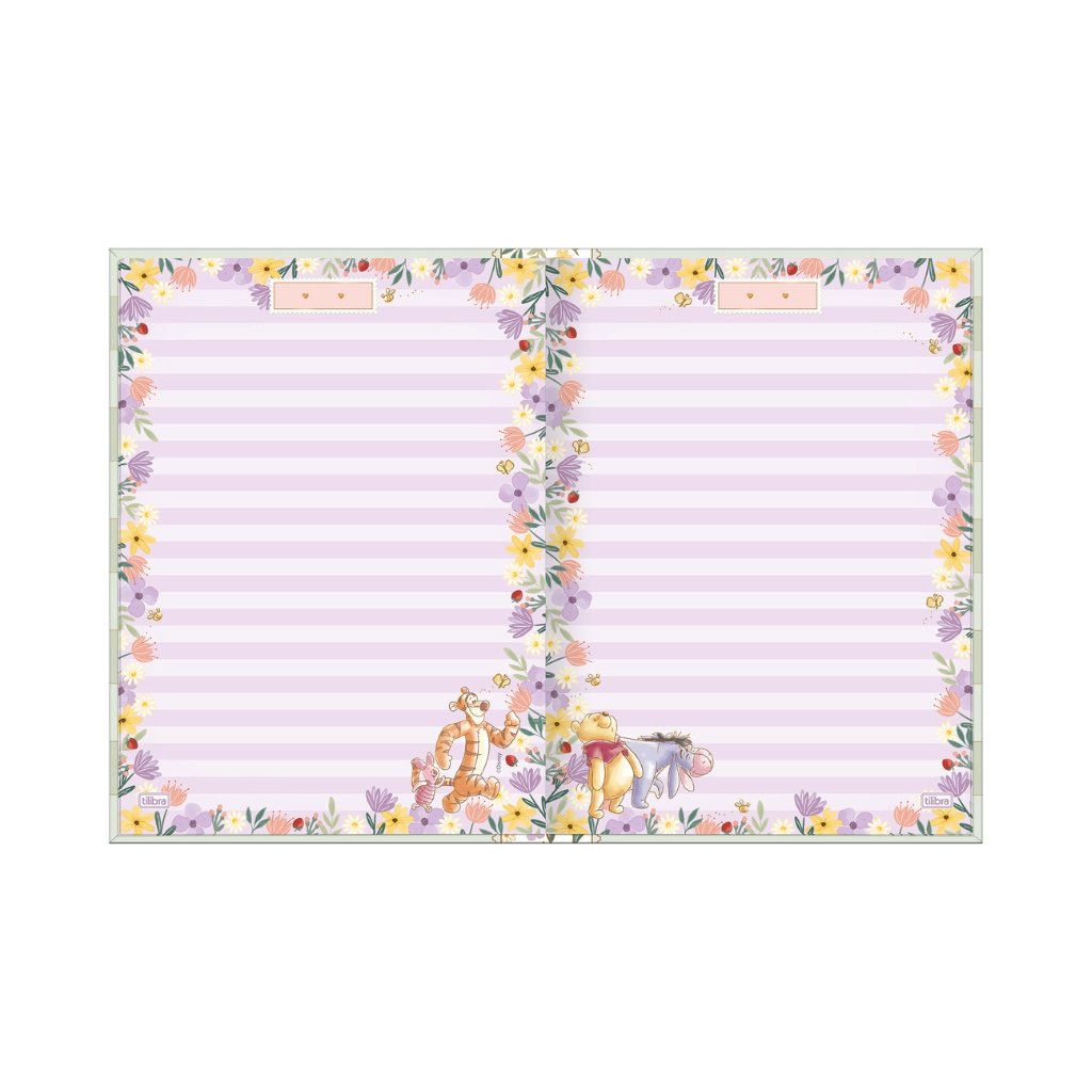 Caderno Colegial Costurado LUXO 80 fls URSINHO POOH - TILIBRA - UND