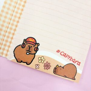 Mini Prancheta Bloco de Notas Capivara