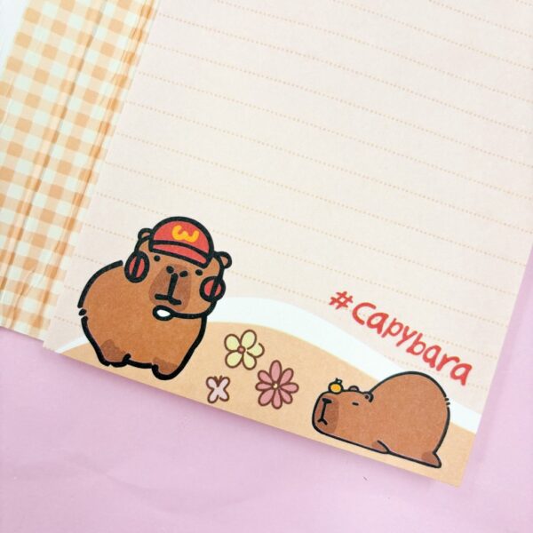 Mini Prancheta Bloco de Notas Capivara