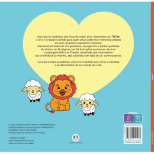 Livro de Colorir A Criação - CIRANDA - UND