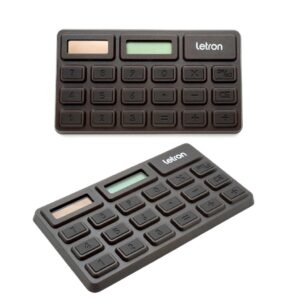 Calculadora 8 Dígitos Chocolate LETRON/LEO E LEO - BLISTER