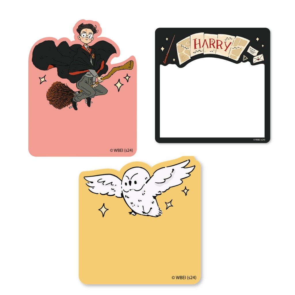 Bloco Adesivado Harry Potter Leo e Leo - Blister 3 Blocos