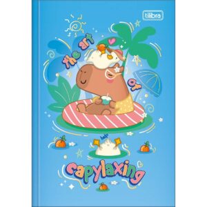 Caderno Brochura Capa Dura 1/4 Capivara Tilibra