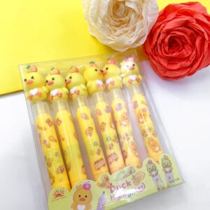 Marca texto 3 em 1 Duck Patinho - BLISTER 6 UND