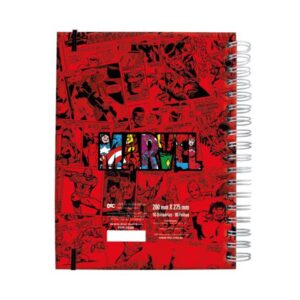 Caderno Smart Universitário 10 Matérias Marvel DAC