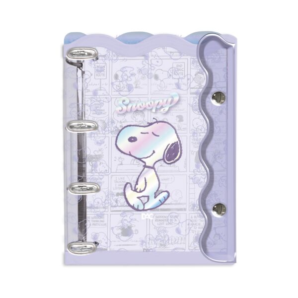 Fichário Universitário PVC Cristal Snoopy 192 Fls - DAC