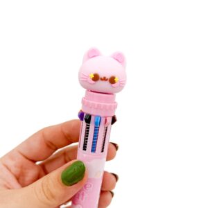 Caneta 10 Cores Gatinho da Fortuna