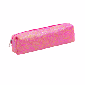 Estojo Zíper Brilho Rosa/ Lilás - KIT OFICIAL - UND