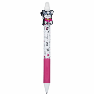 Caneta Esferográfica Divertida Gel Apagável 0.7mm Pug BRW - UND