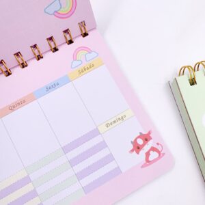 Planner com Espiral Bichinhos Fofos 188x125mm