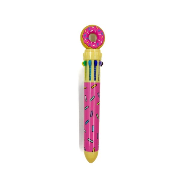 Caneta 10 Cores Donuts