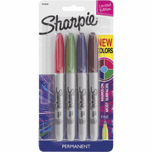 Marcador Permanente Cosmic SHARPIE - Blister 4 Und