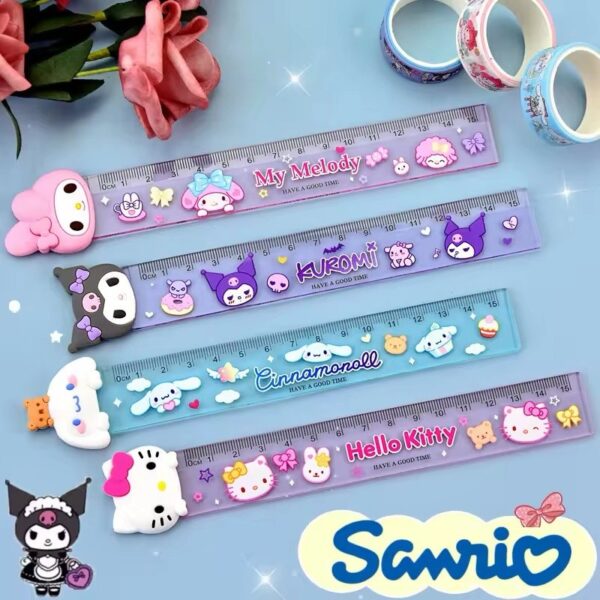 Régua Turma Hello Kitty - Cx 48 Und