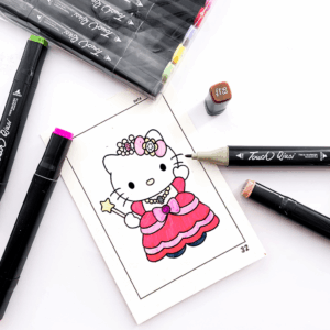 Card para Colorir Hello Kitty - UND