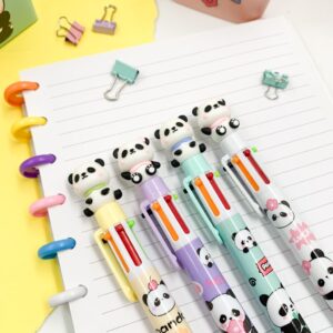 Caneta Fofa 6 Cores Pandinha Cute - UND