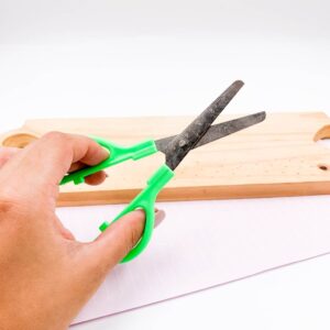 Tesoura Escolar Niquelada  13 cm KAZ - BLISTER c/ 12 UND