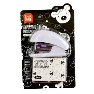 Kit Mini Grampeador  c/ Extrator + Grampos Ursinhos