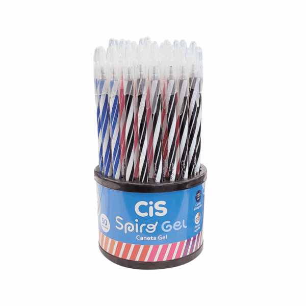 Caneta CIS Spiro Gel - CIS - 6 UND
