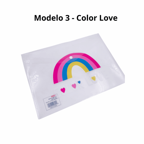 Pasta Envelope Transparente A4 Color