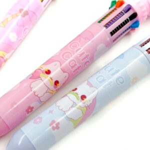 Caneta 10 Cores Gatinho da Fortuna